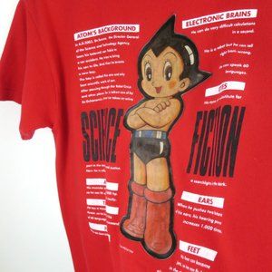 Vintage Astro Boy Holographic 3D T-shirt Size S Japan